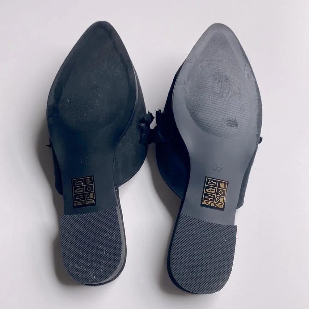 Suede slip on mule - Picture 5 of 6